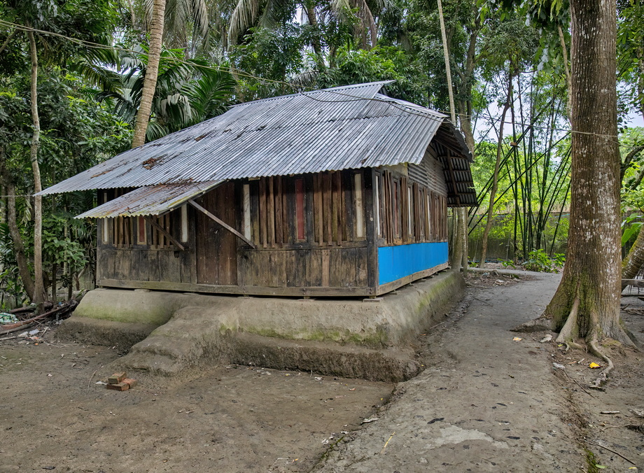 Rural houses in Bangladesh Delta