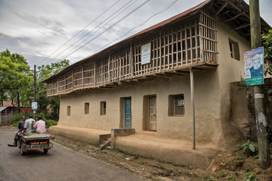 Rural houses in Bangladesh Delta