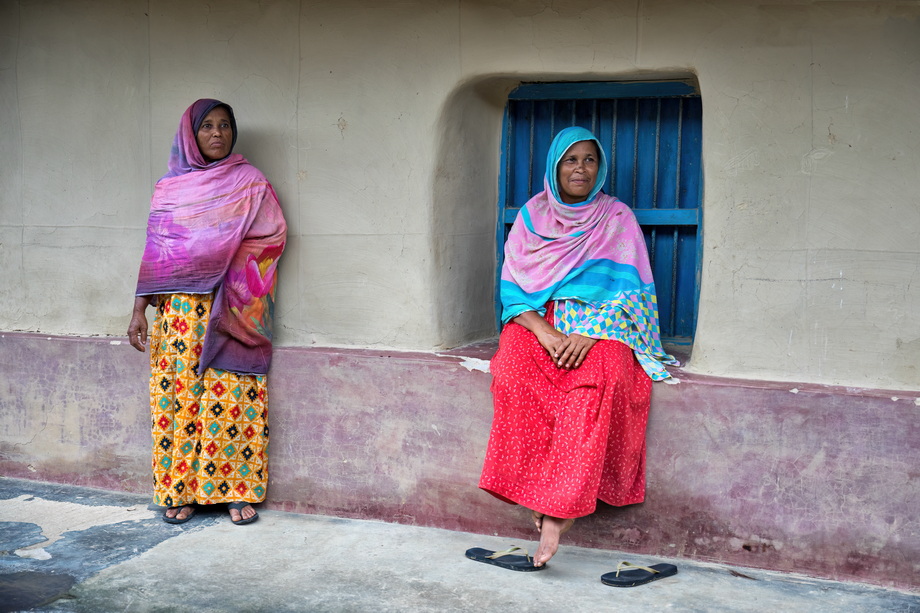 Rural houses in Bangladesh Delta