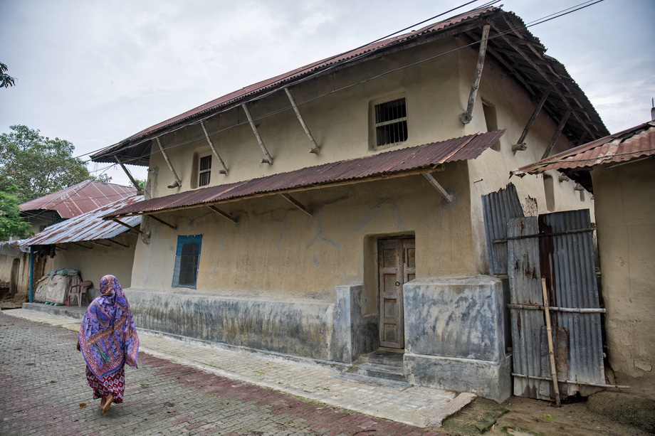 Rural houses in Bangladesh Delta