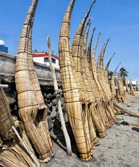 Totora reed boats